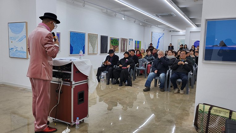 Seed 전시 개막 행사 현장