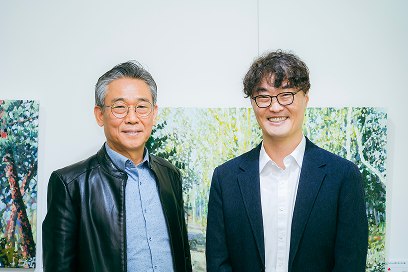 정유석 교수와 이성영 작가
