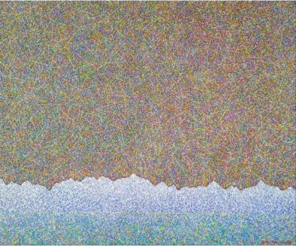 김기창 — 생명의 샘, 빛으로부터 히말라야
